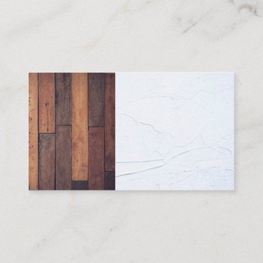 ハードウェアツール | 便利屋 | 木材と絵を描壁 名刺 (裏面)
