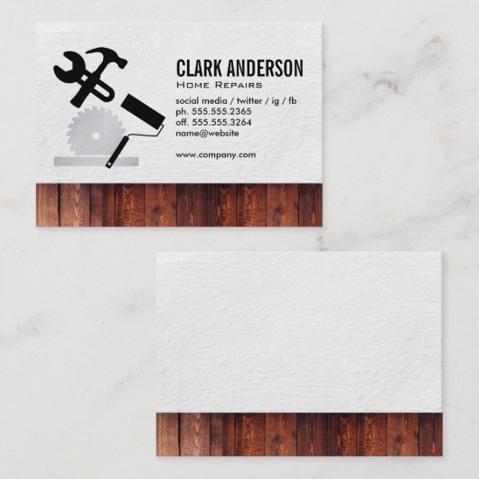 ハードウェアツール 名刺 (正面/裏面)