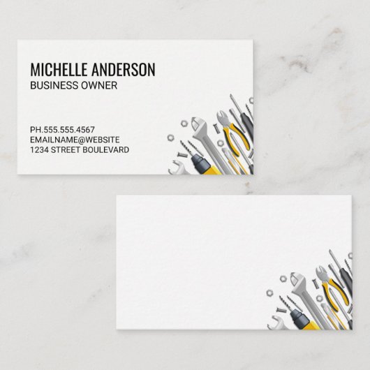 ハードウェアツール 名刺 (正面/裏面)