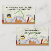 ハードウェアツール | 大工 | ビルダー 名刺 (正面/裏面)