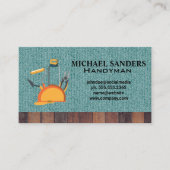 ハードウェアツール |建築懸命帽子 名刺 (正面)