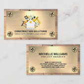 ハードウェアツール |建築 |ねじ木金属 名刺 (正面/裏面)