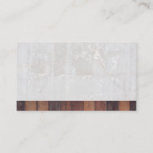 ハードウェアツール |建築 |大理石と木材 名刺 (裏面)