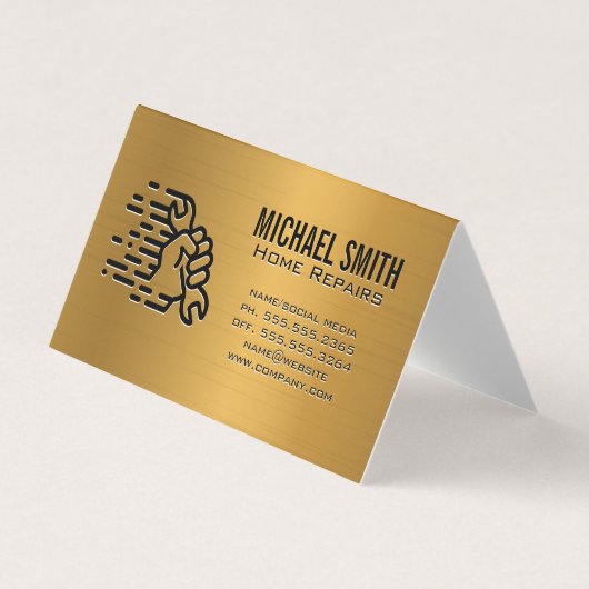 ハードウェアツール |手のひら 名刺 (正面)