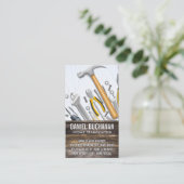 ハードウェアツール | 木材とSpackleの名刺 名刺 (スタンド正面)