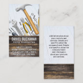 ハードウェアツール | 木材とSpackleの名刺 名刺 (正面/裏面)