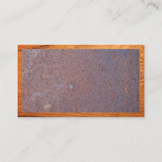 ハードウェアツール |木材 |錆 名刺 (裏面)