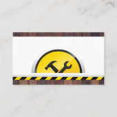 ハードウェアツール | 木製コンクリート 名刺 (裏面)