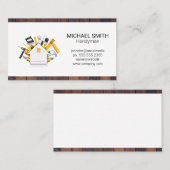 ハードウェアツール | 木製板工建設業者 名刺 (正面/裏面)