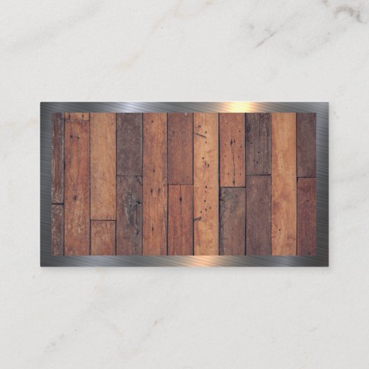 ハードウェアツール | 木製板 名刺 (裏面)