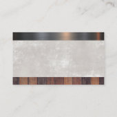 ハードウェアツール | 木質金属マテリアル 名刺 (裏面)