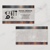 ハードウェアツール | 木質金属マテリアル 名刺 (正面/裏面)