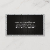 ハードウェアツール | 炭素繊維鋼金属 名刺 (裏面)