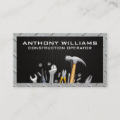 ハードウェアツール | 炭素繊維鋼金属 名刺 (正面)