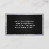 ハードウェアツール |炭素繊維 |金属リベット 名刺 (裏面)