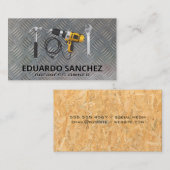 ハードウェアツール |鉄鋼 |プレス木材 名刺 (正面/裏面)