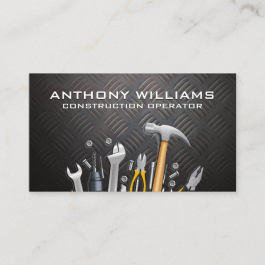 ハードウェアツール |鋼パターン 名刺 (正面)