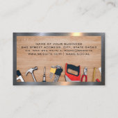 ハードウェアツール | QRコード |大工 名刺 (裏面)