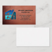 ハードウェアホームツール | 建築 | レザー 名刺 (正面/裏面)