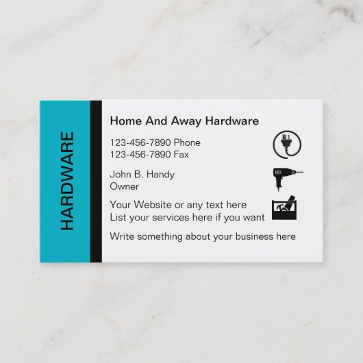 ハードウェア名刺 名刺 (正面)