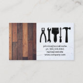 ハードウェア大工の手工具 |ウッドスペース 名刺 (裏面)