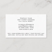 ハードウェア建物ツール | 手利大工 名刺 (裏面)