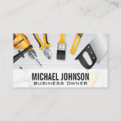 ハードウェア建物ツール | 手利大工 名刺 (正面)