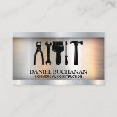 ハードウェア | 大工の道具 名刺 (正面)