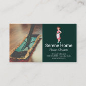 ハードウッドの床を刈るメイド 名刺 (正面)