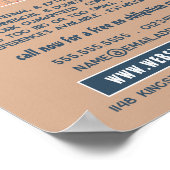 ハードウッドデザイン、ペインター&デコレーター ポスター (角)