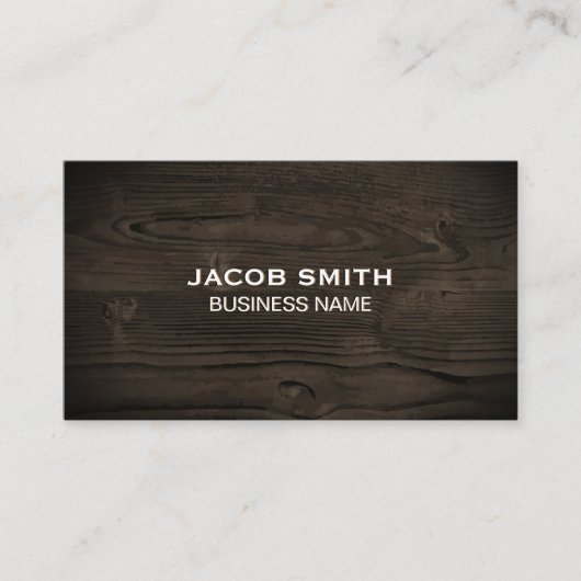 ハードウッド | 自然 名刺 (正面)