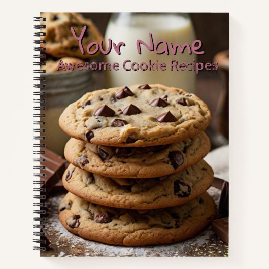 ハードカバーパーソナライズされたレシピノートブック ノートブック (正面)
