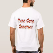ハードコアのクリスチャン Tシャツ (裏面)