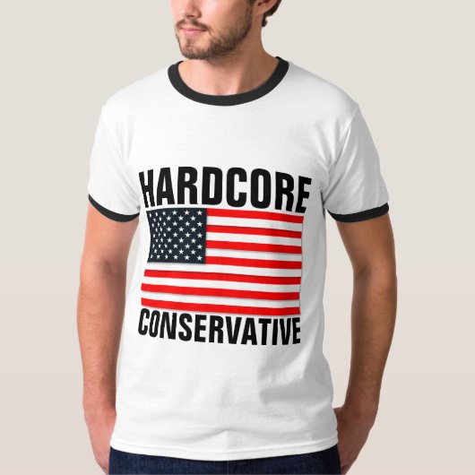 ハードコアの保守的なTシャツ Tシャツ (正面)