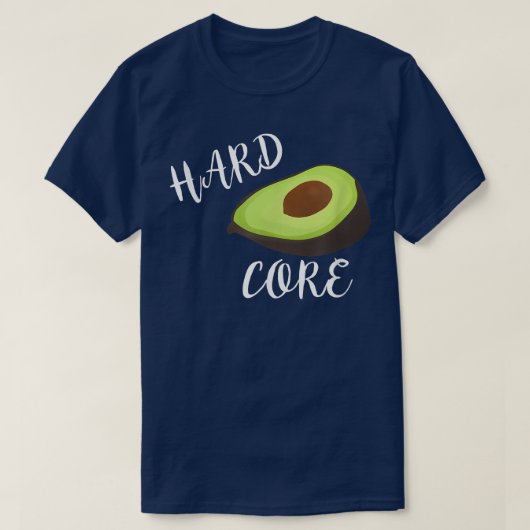 ハードコアアボカドおもしろTシャツ Tシャツ (デザイン正面)