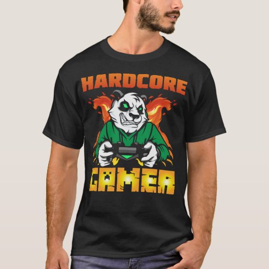 ハードコアゲーマー Tシャツ (正面)