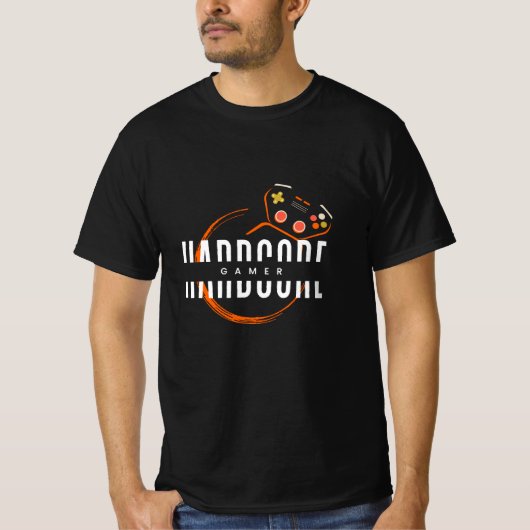 ハードコアゲーマーTシャツ Tシャツ (正面)
