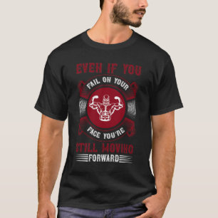 ハードコアジムモチベーショングラフィックTシャツ Tシャツ