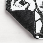 ハードコアハイジャッカーデザイン#2オン マウスパッド (コーナー)