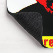 ハードコアハイジャッカーデザイン#3オン マウスパッド (コーナー)