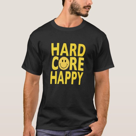 ハードコアハッピーレイバー Tシャツ (正面)