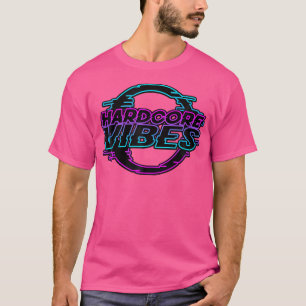 ハードコアバイブシャツレイヴカンディキッドハードスタイルテック Tシャツ