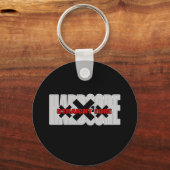 ハードコアブラック キーホルダー (正面)