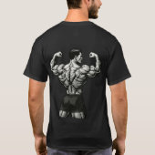 ハードコアボディビルビーストTシャツ Tシャツ (裏面)