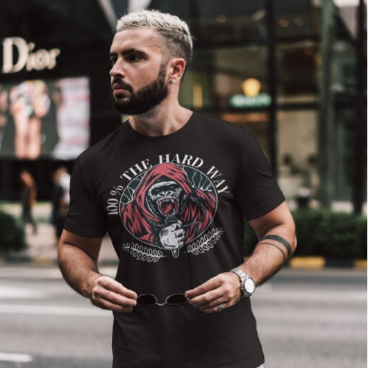 ハードコアミュージックゴリラ Tシャツ