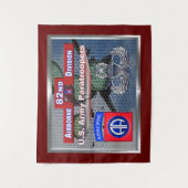 ハードコア基本ジャンプ翼第82空挺師団 タペストリー (正面)