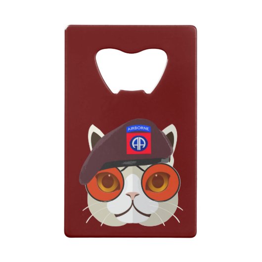 ハードコア第82空挺型子猫カート！ クレジットカード栓抜き (正面)