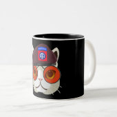 ハードコア第82空挺型子猫カート! ツートーンマグカップ (正面右)