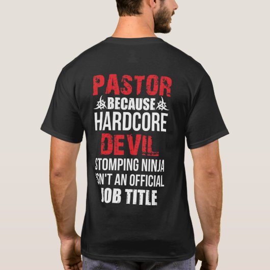 ハードコア・デビル・ストンピング・忍者 Tシャツ (裏面)