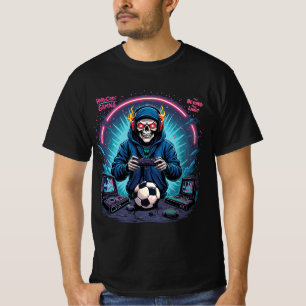 ハードコア ビヨンド リミット - レトロ ドクロ ゲーマーTシャツ Tシャツ